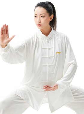 李宁太极服女2026新款高弹高垂感