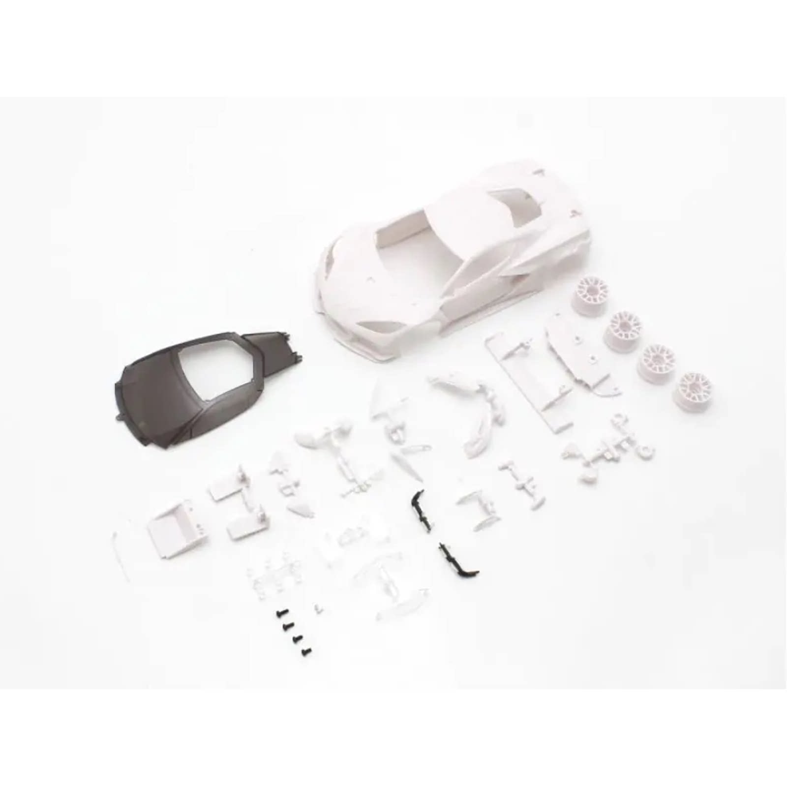 KYOSHO/京商 MINI-Z MR-04 RWD蚊车白壳 科尔维克C8R 车壳MZN215