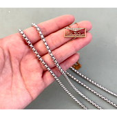 不锈钢包链子银色包带细包包背带链条斜挎包带链包带diy腋下包链