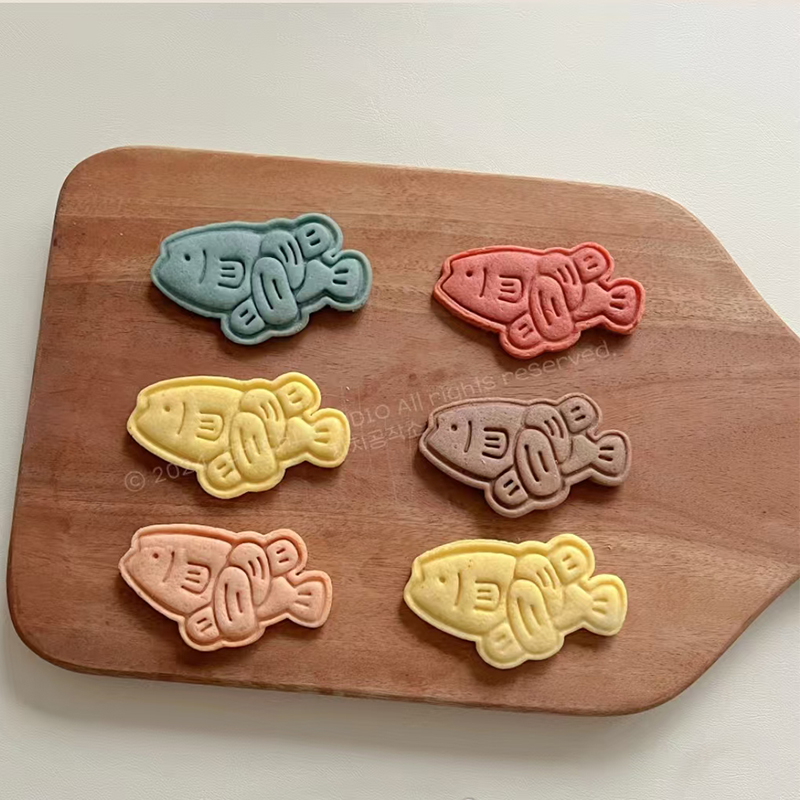 PLA塑料明太鱼曲奇模具