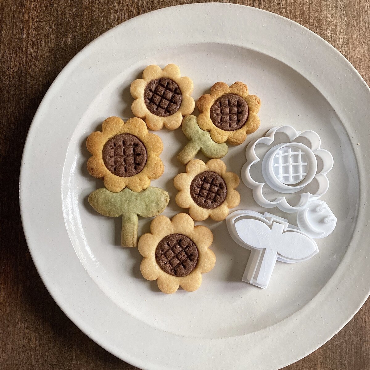 向日葵花朵饼干模具小花烘焙曲脸