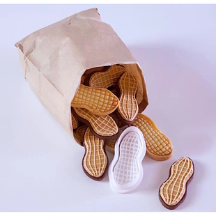 新款花生形状日式创意饼干曲奇烘焙工具3D可爱ins卡通DIY家用模具