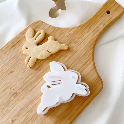 中秋节玉兔奔月曲奇饼干模具 可爱兔子糖霜切模3D家用DIY烘焙工具