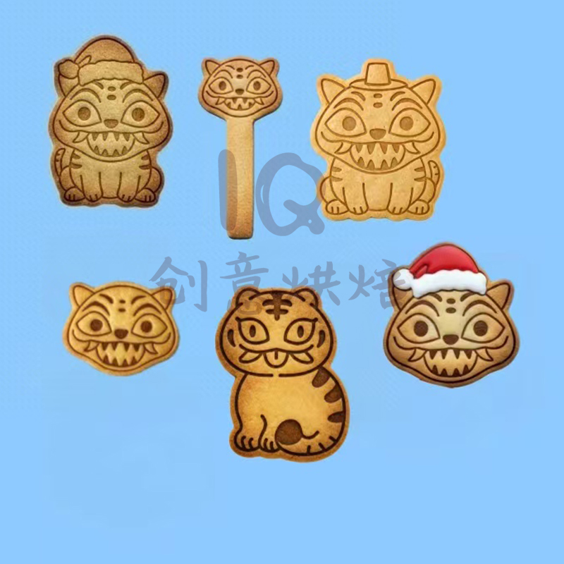 猎魔女团KPOP卡通造型饼干模具3D分体按压Rumi/zoey/mira大猫