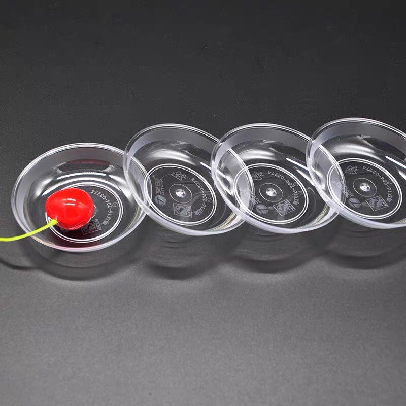 40ml一次性味碟PS透明醋碟硬质酱料碟试吃品尝碟蘸料小菜碟100个