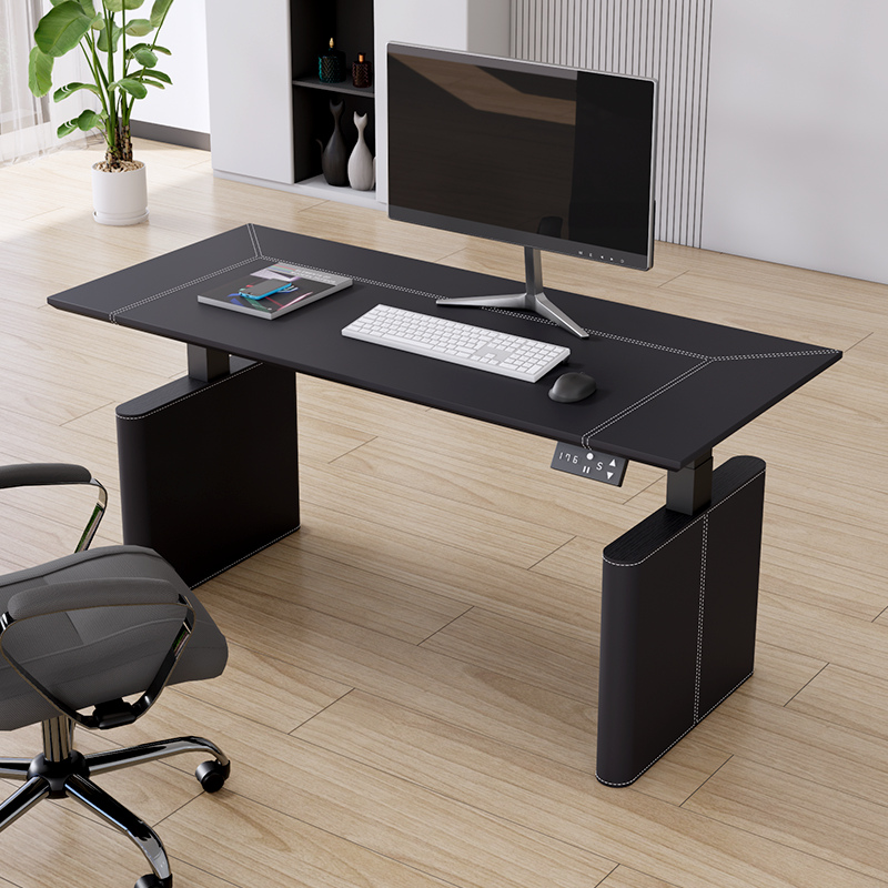 家用简约电脑桌书桌马鞍皮电竞桌