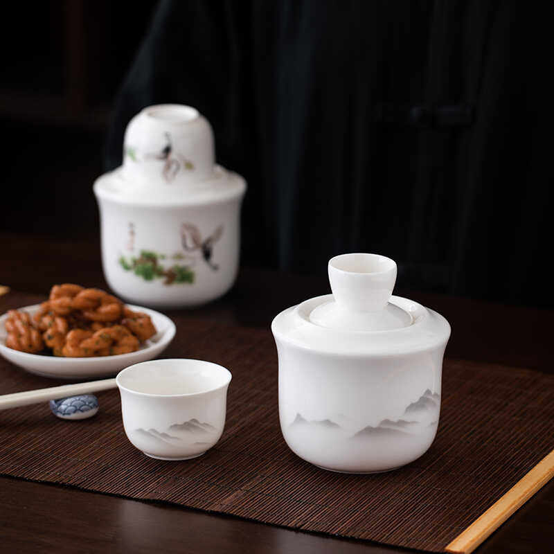 复古怀旧陶瓷家用温酒器