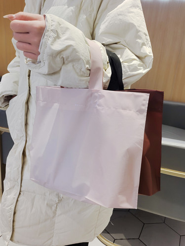 加厚磨砂塑料袋子女装手提袋定做