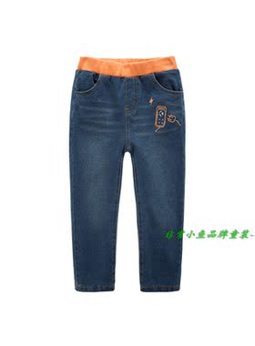 非常小鱼秋冬童装男童仿牛仔