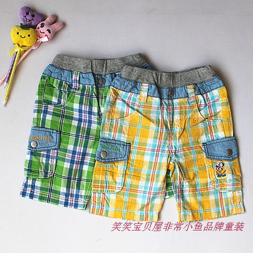 童装纯棉梭织中裤