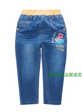 非常小鱼2016秋季童装36510男童牛仔长裤童装100-130满百包邮