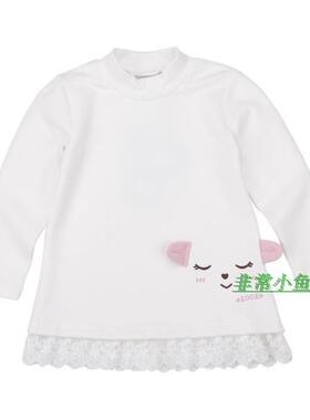 非常小鱼2017秋款童装27680女童针织T恤打底衫90-130满百包邮