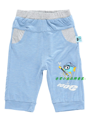 非常小鱼2018夏装38256男童仿莫代尔休闲中裤90-130码满百包邮