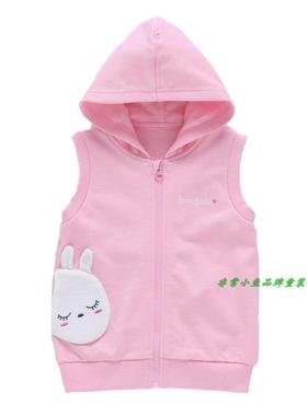 非常小鱼2018春款童装28170女童纯棉针织马甲90-130满百包邮