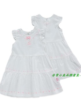 非常小鱼2018夏装28458女童梭织连衣裙裙子童装90-130码满百包邮