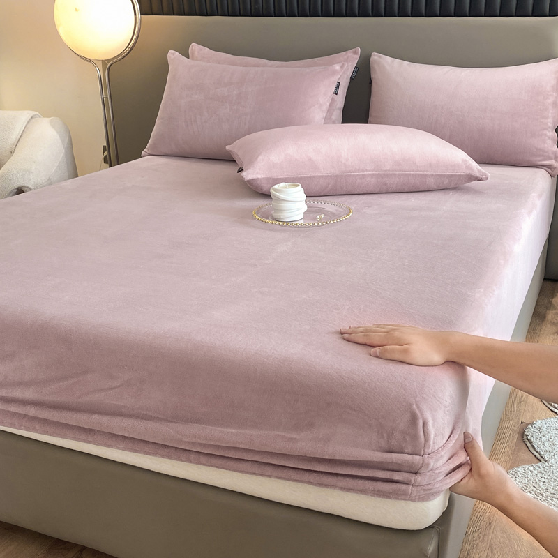 加厚牛奶绒不掉毛无静电