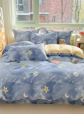 被套单件全纯棉被罩150x200x230单独180x220x240防跑2米x2米3南通