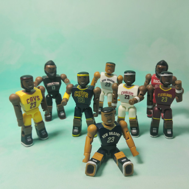 nba美职篮球明星人物积木公仔