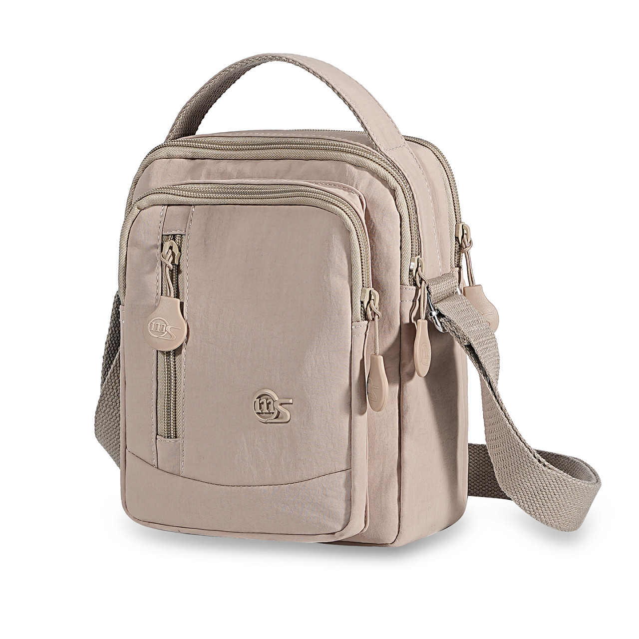 男女多层2025通勤简约新款时尚小包百搭休闲轻便尼龙布单肩斜挎包