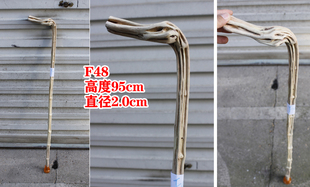 天然藤木万寿藤 登山杖步行杖助力手杖 木质硬承重大韧性好年份i.