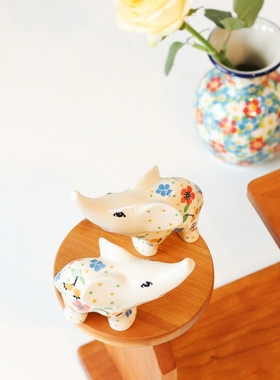 可爱摆件小猪小熊/猫咪/蜡烛烛台