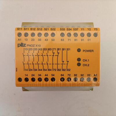 未拆封皮尔兹安全继电器PNOZ X10，订货号77470