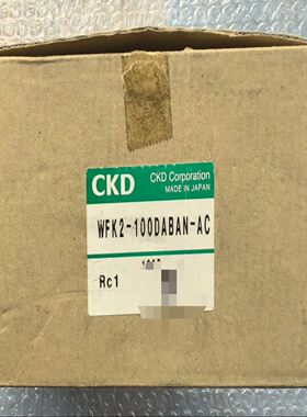 CKD流量计WFK2-100DABAN-AC，有