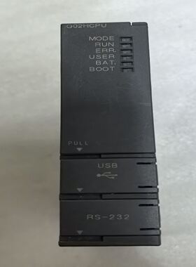 Q02HCPU模块，拆机，带USB和RS-232接口