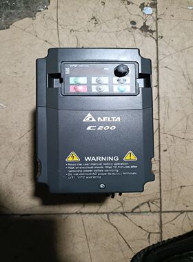 拆机台达变频器C200系列VFD015CB23A-20，1.