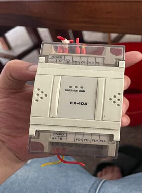 科威PLC扩展模拟量模块 EX-4DA 拆机一个 成色不错