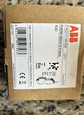 ABB微型断路器FMERM B50/A10 N，型号2T