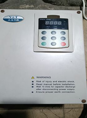 拆机蓝海华腾变频器V5-H-2T5.5G-H3，5.5KW/