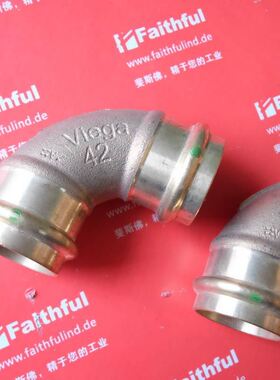 Viega 291549 德房家卡接接头 2416 A型90度弯头 sanpress