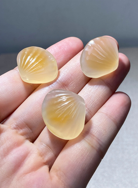 辈辈有福开口玉髓玛瑙项坠