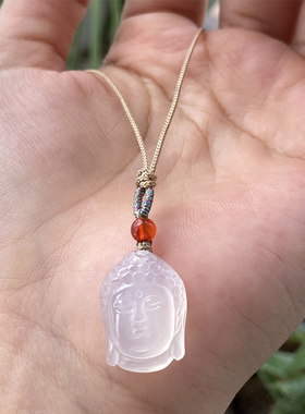 女玉髓佛项坠挂坠如来佛