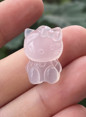 男女玉髓卡通吊坠甜美