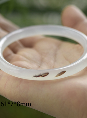 瑞丽女玉髓水草镯子美人镯