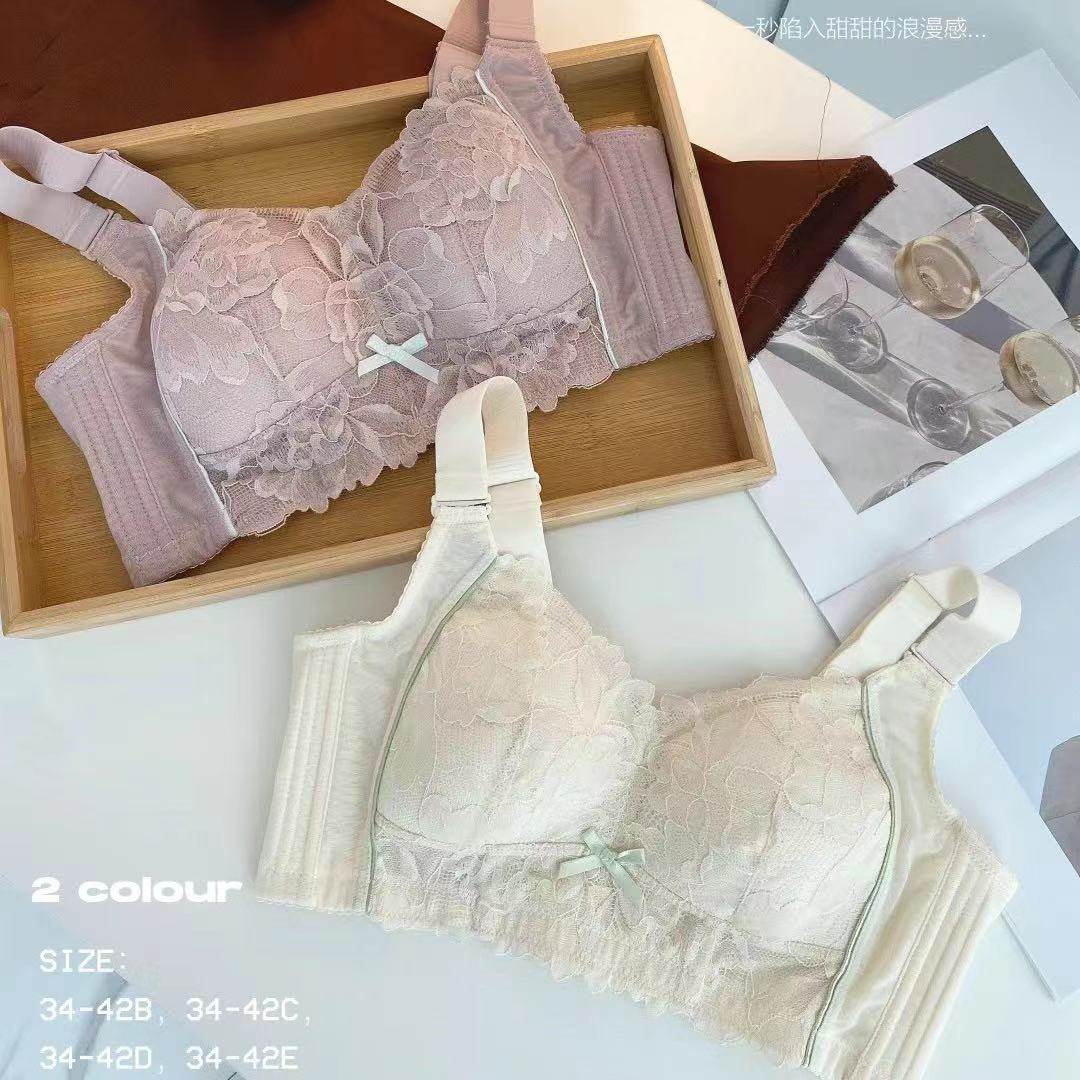 大胸显小调整型文胸 高腰设计收副乳防下垂 夏季超薄杯无钢圈全罩