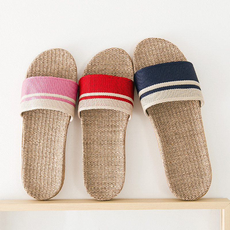 四季亚麻拖鞋女夏季家用室内情侣家居防滑居家凉拖鞋男夏天麻拖鞋,居家布艺,居家亚麻拖鞋,淘宝优惠券,粉丝福利购,淘宝优惠卷
