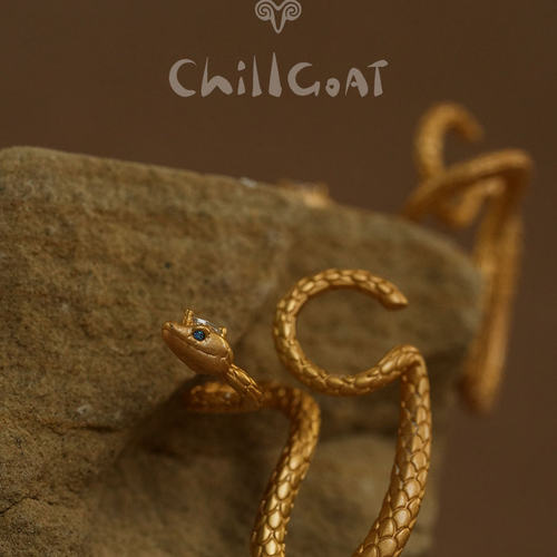 CHILLGOAT《灵蛇》原创设计无耳洞星人耳饰耳骨夹高级感耳饰礼品