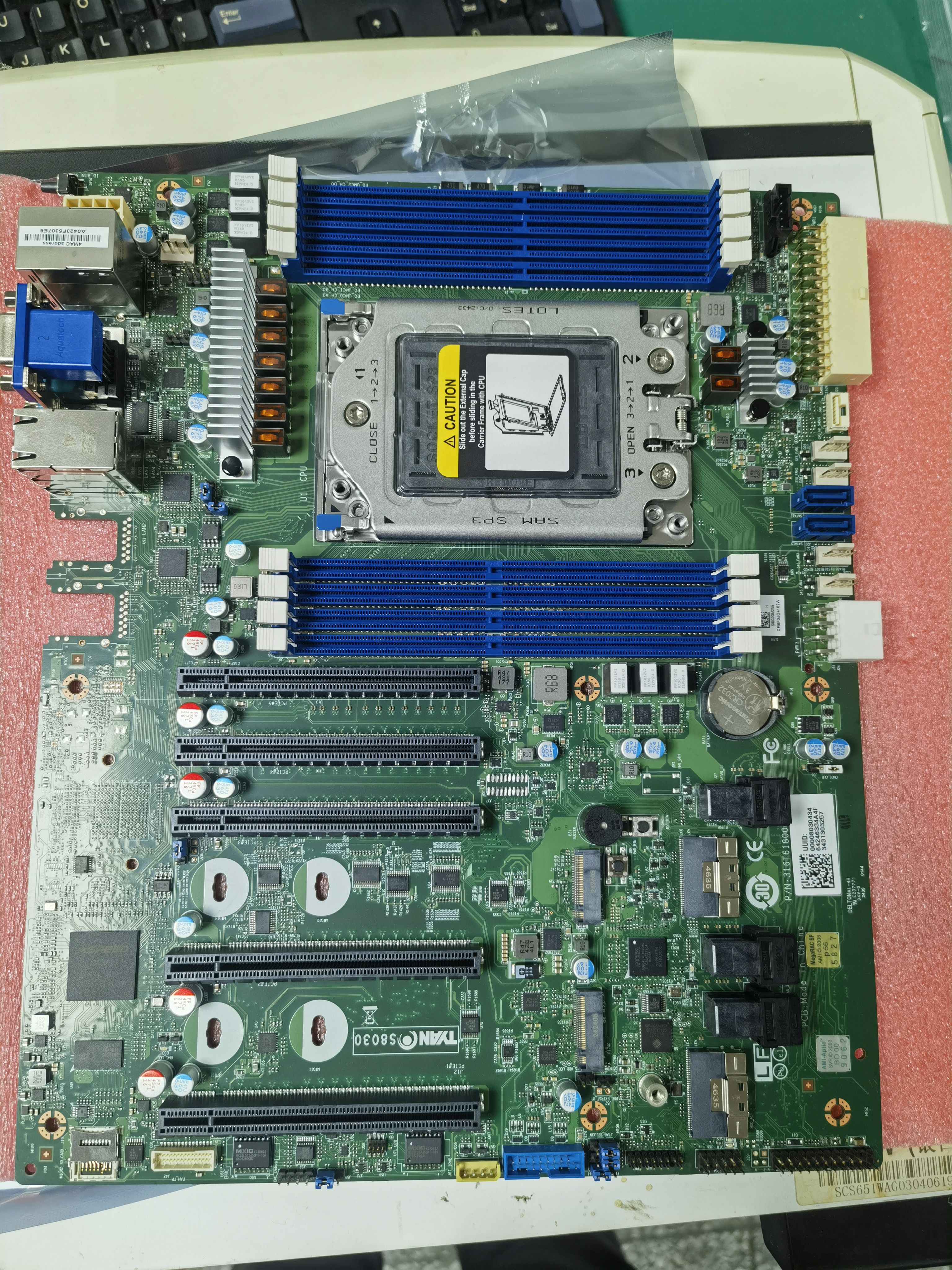 泰安S8030GM2NE ，支持4卡GPU，代替超微H12SSL-I