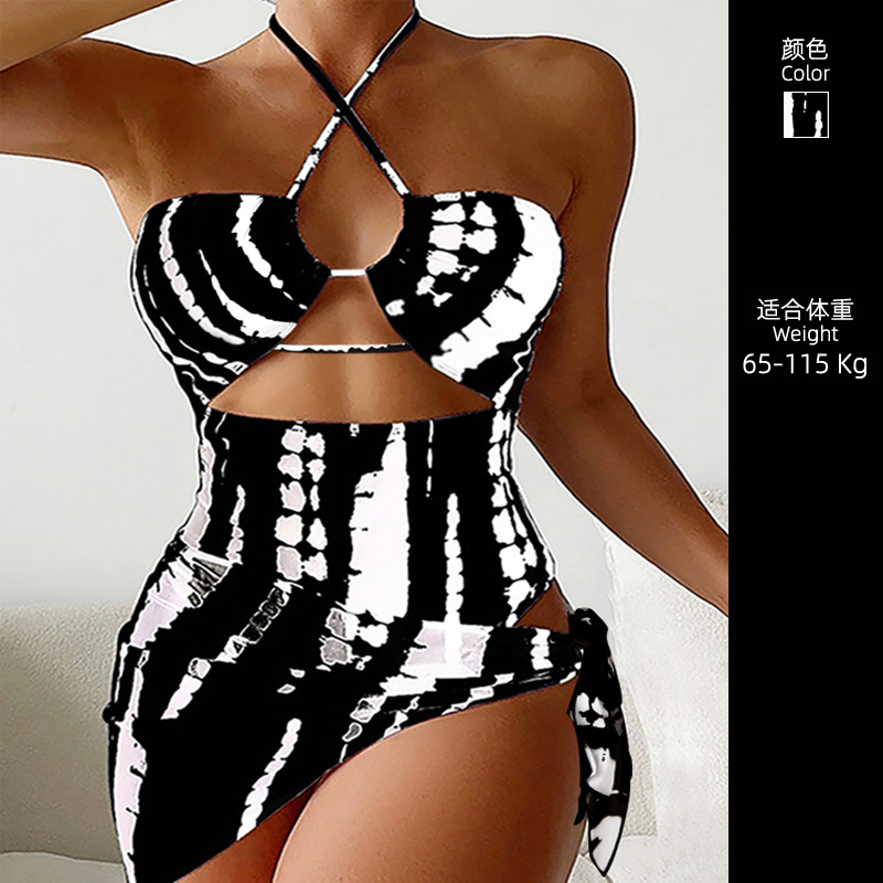 秋冬泡温泉女泳衣大码连体两件套
