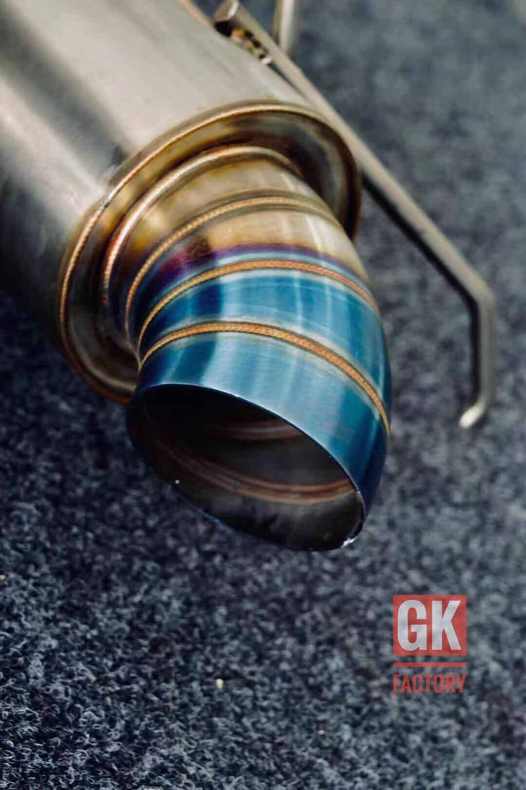 PPK泰版新款直排鼓gk5原装位改装直出中段 尾段排气管