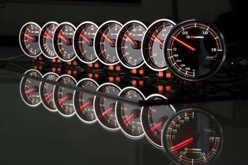 PPK台湾SHADOW PRO3涡轮 油温 油压 水温 燃压 赛车仪表 思域 gk5