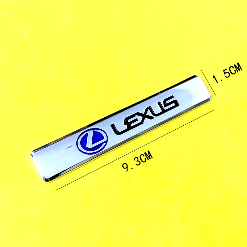 ES RX NX UX GX LM LSRZ汽车改装车标3D立体金属车贴标车身叶子板