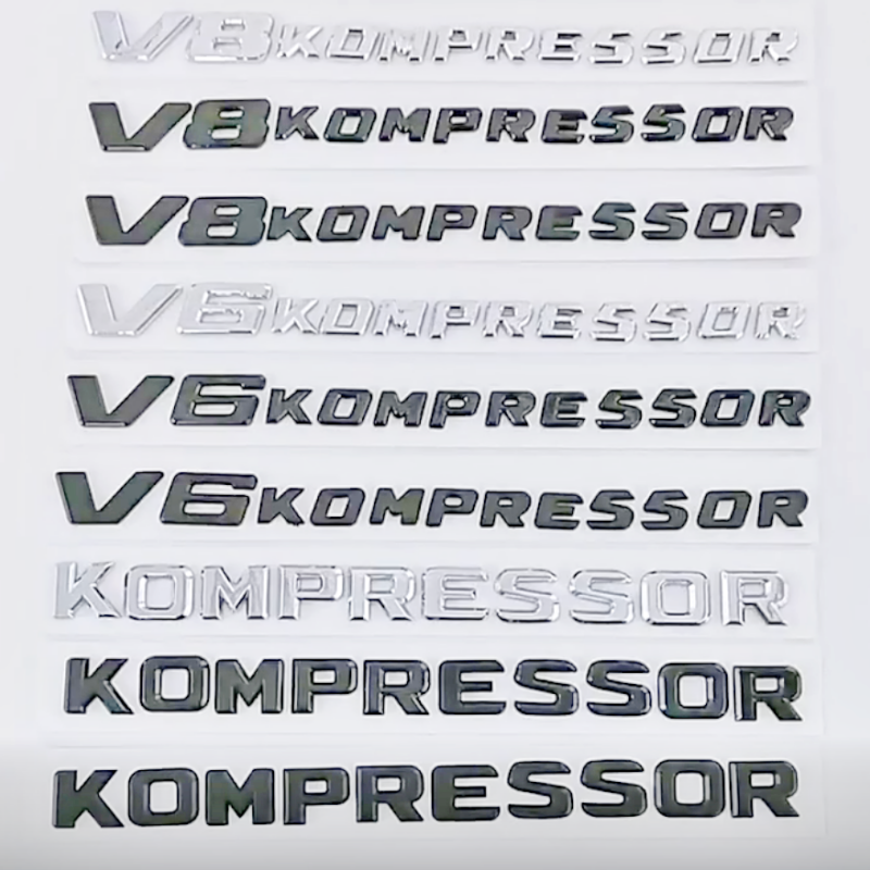 奔驰V6/V8KOMPRESSOR车标志车贴