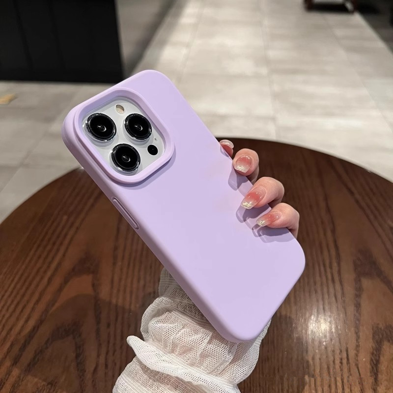 耐脏豆紫色液态硅胶适用VIVO X300不发黄 X300PRO手机壳火星粉网红纯色防摔