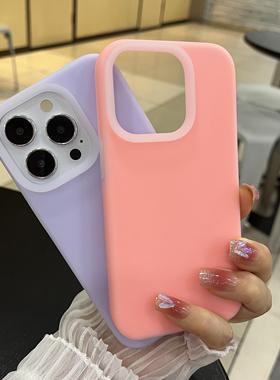 橡皮擦果冻液态矽胶适用oppoReno12/13保护壳pro奶绿色FindX7ultra磨砂雾面x8ultra镜头加高防摔保护套软糯