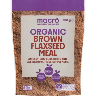 澳小肚腩洲代购macro有机亚麻籽粉Brown Flaxseed Meal500g