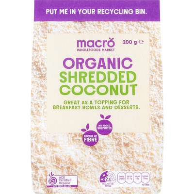 macro有机椰丝200g甜品烘焙原料
